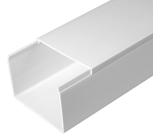 Кабель-канал Промрукав 80x60мм (2000мм) белый (уп. 18м.) картинка